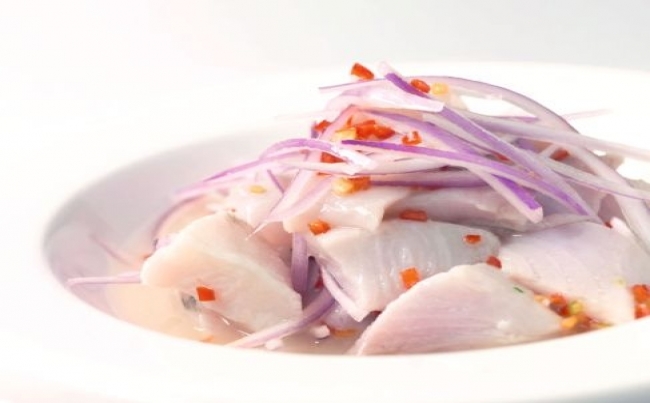 Cebiche de lenguado